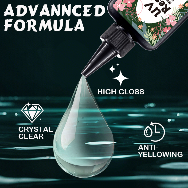 Newly Upgraded Crystal Clear H - مراجعة Uv Resin Clear Hard وسعره