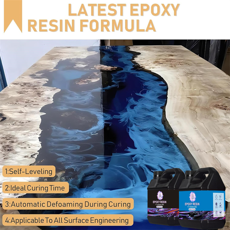 Crystal Clear Epoxy Resin AB A - مراجعة Resin Art Ratio وسعره