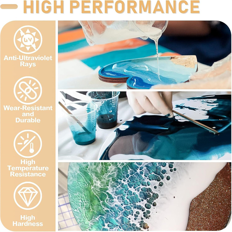 Crystal Clear Epoxy Resin AB A - مراجعة Resin Art Ratio وسعره