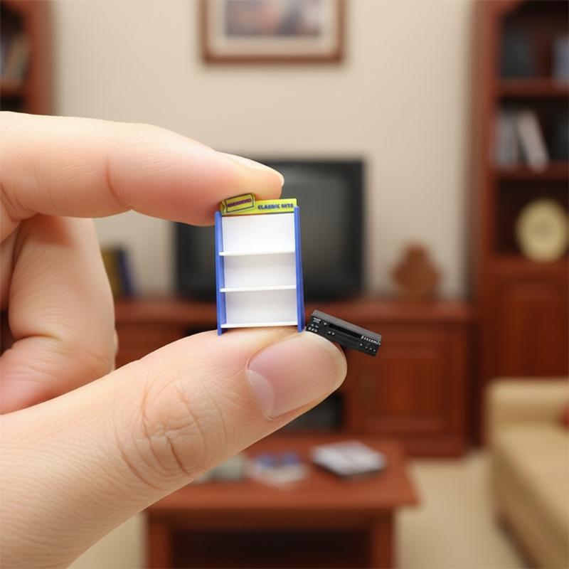 Dollhouse Miniature 1/12 Retro - مراجعة Resin Art Furniture وسعره