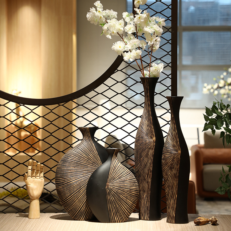 Retro Tall Resin Floor Vase, E - مراجعة Background Resin Art وسعره