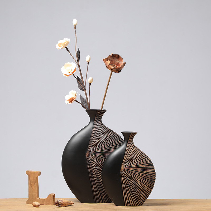 Retro Tall Resin Floor Vase, E - مراجعة Background Resin Art وسعره