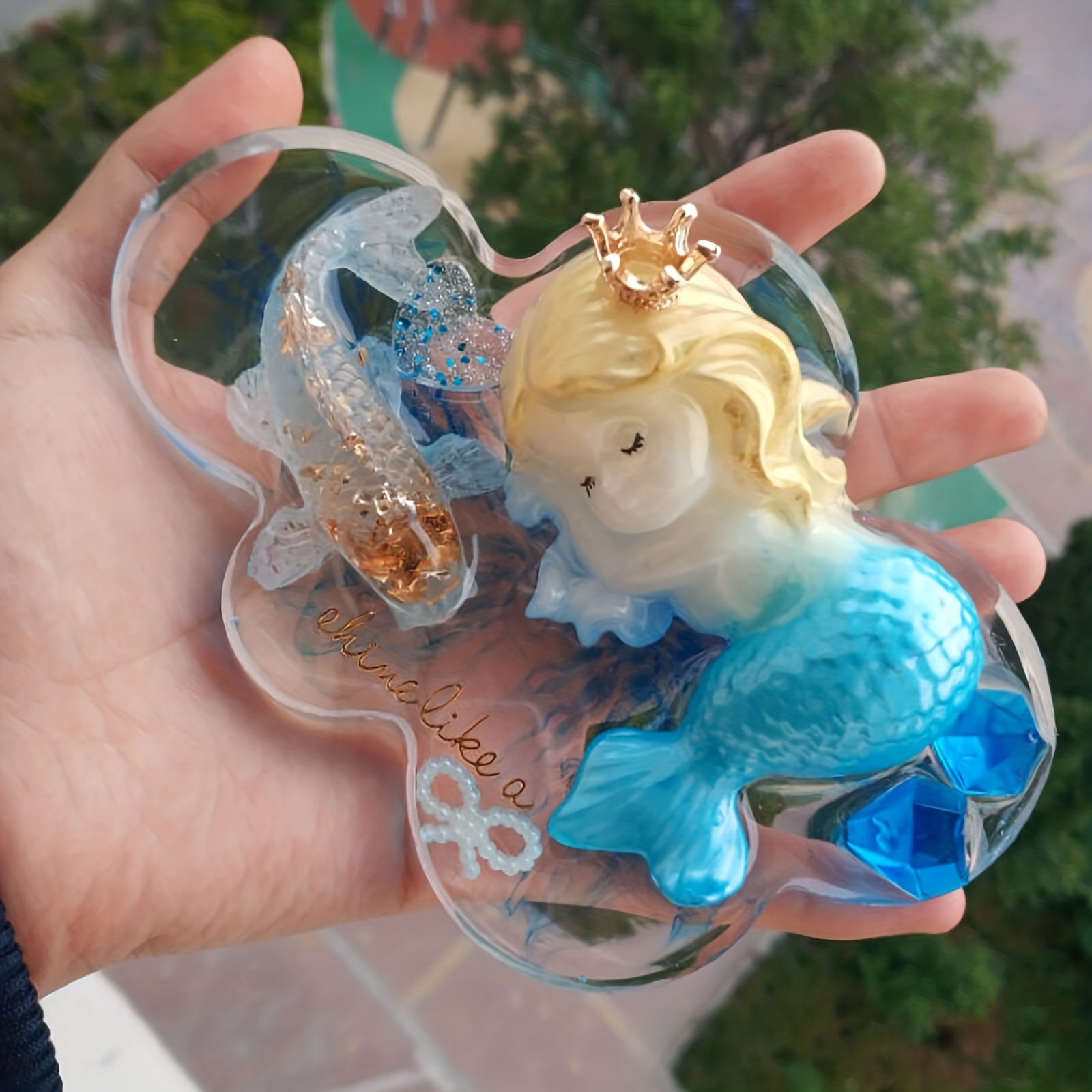 Cute Cartoon Mermaid Silicone  - مراجعة Silicone Mold Ocean وسعره