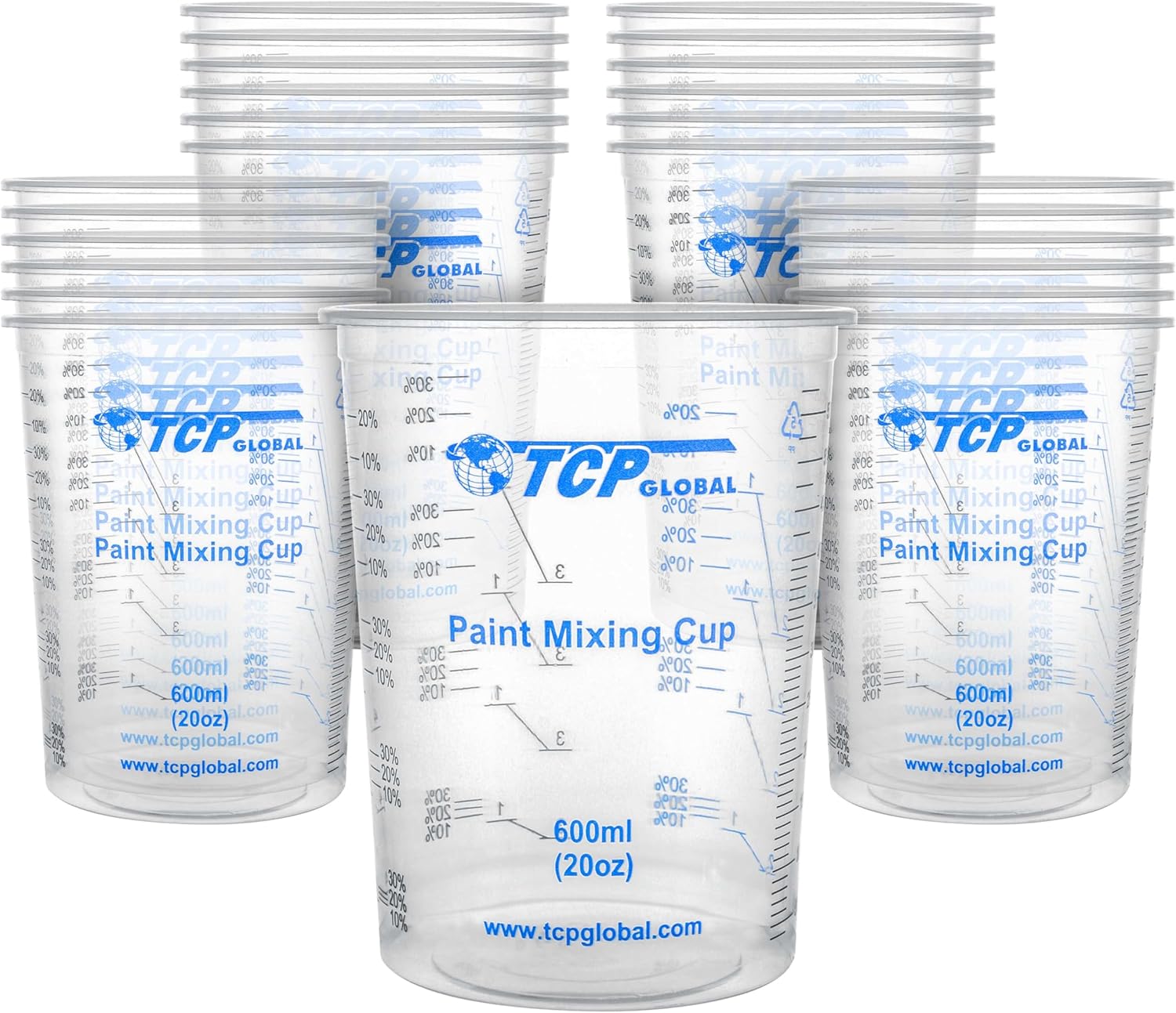Disposable Plastic Mixing Cups - مراجعة Resin Art Ratio وسعره