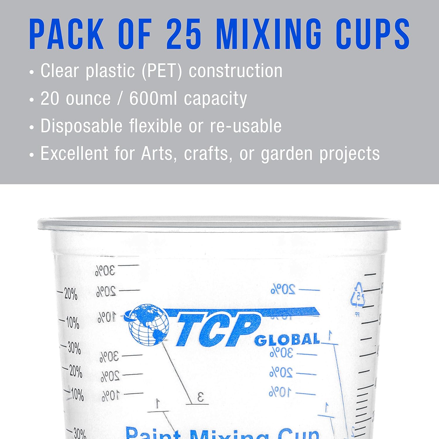 Disposable Plastic Mixing Cups - مراجعة Resin Art Ratio وسعره