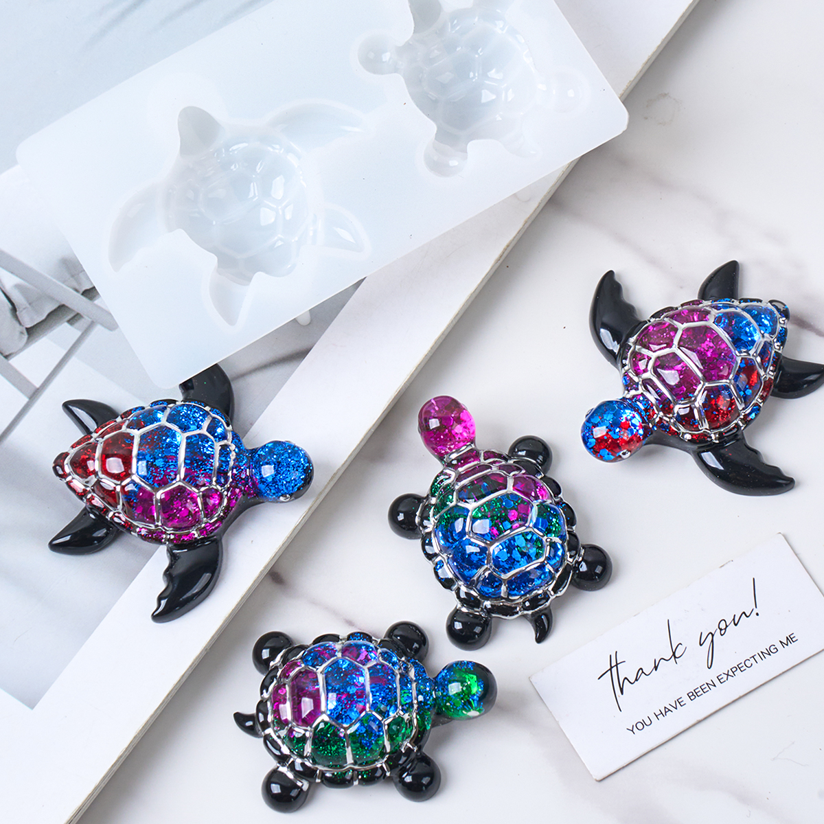 3D Sea Turtle Keychain Silicon - مراجعة Silicone Mold Ocean وسعره