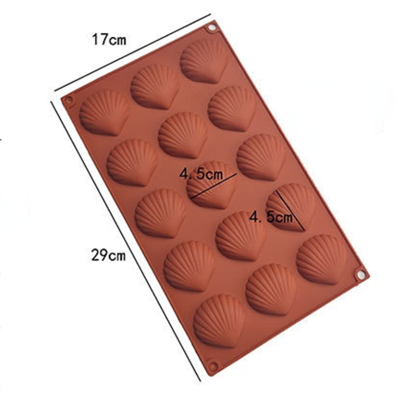 Food Grade Madeleine Cake Mold - مراجعة Silicone Mold Ocean وسعره
