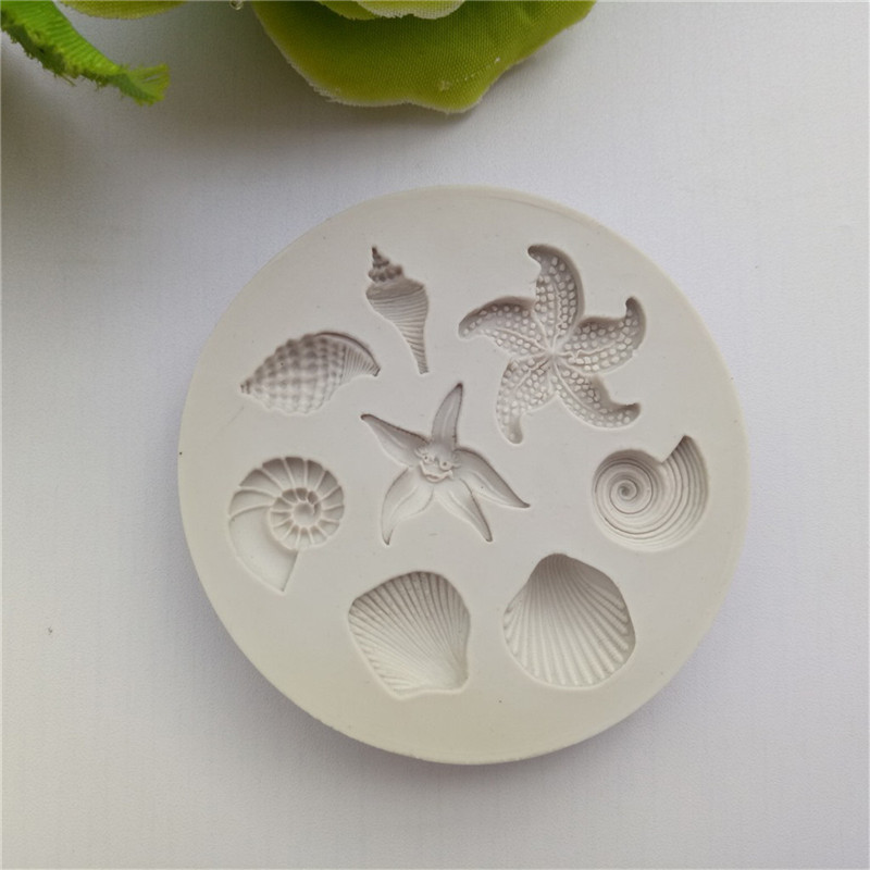 Seashell Conch Starfish Fish U - مراجعة Silicone Mold Ocean وسعره