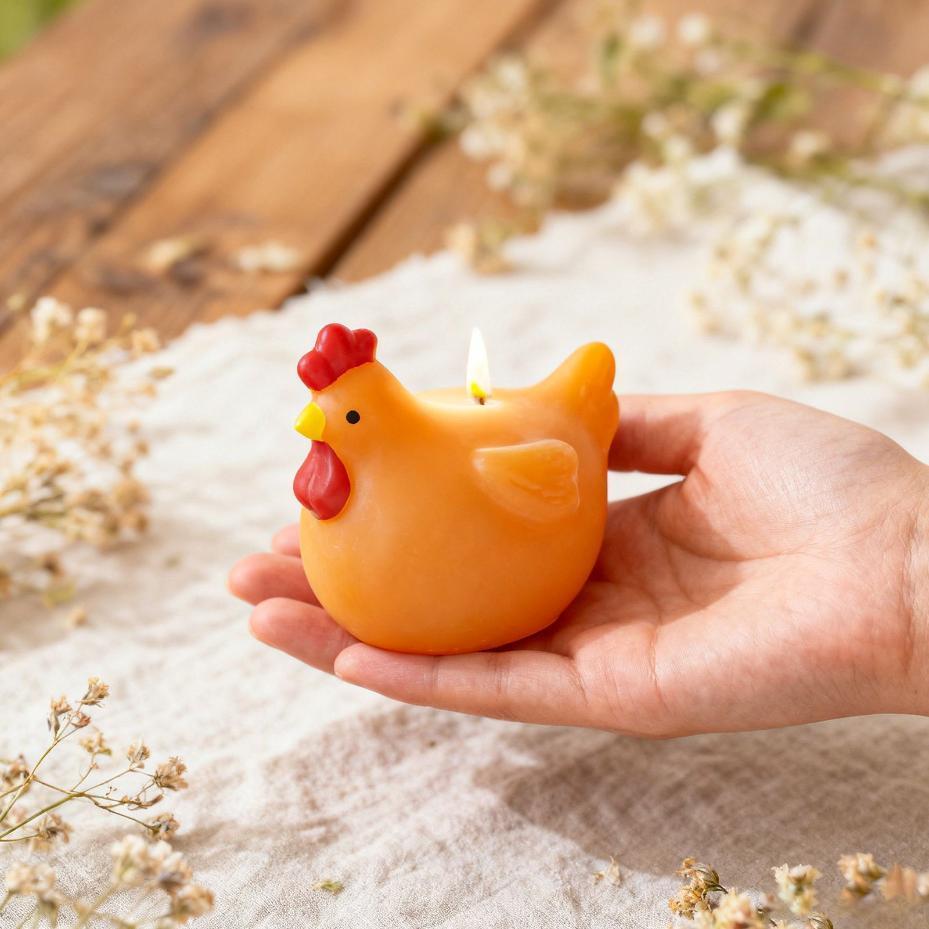 3D Chicken Candle Silicone Mol - مراجعة Resin Art Furniture وسعره