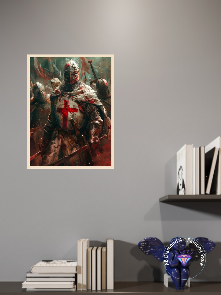 1pc frameless Crusaders Templa - مراجعة Resin Art Order وسعره