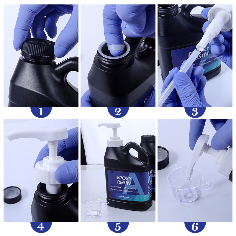 2000ML Epoxy Resin Kit 1:1 Rat - مراجعة Resin Art Ratio وسعره