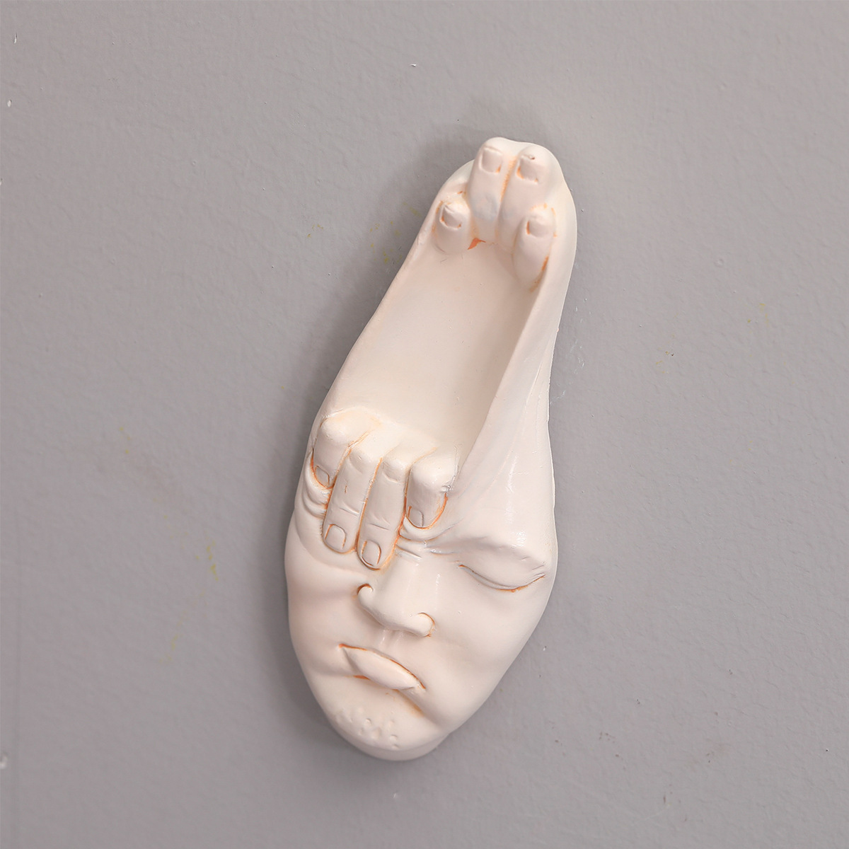 Creative Abstract Finger Face  - مراجعة Background Resin Art وسعره