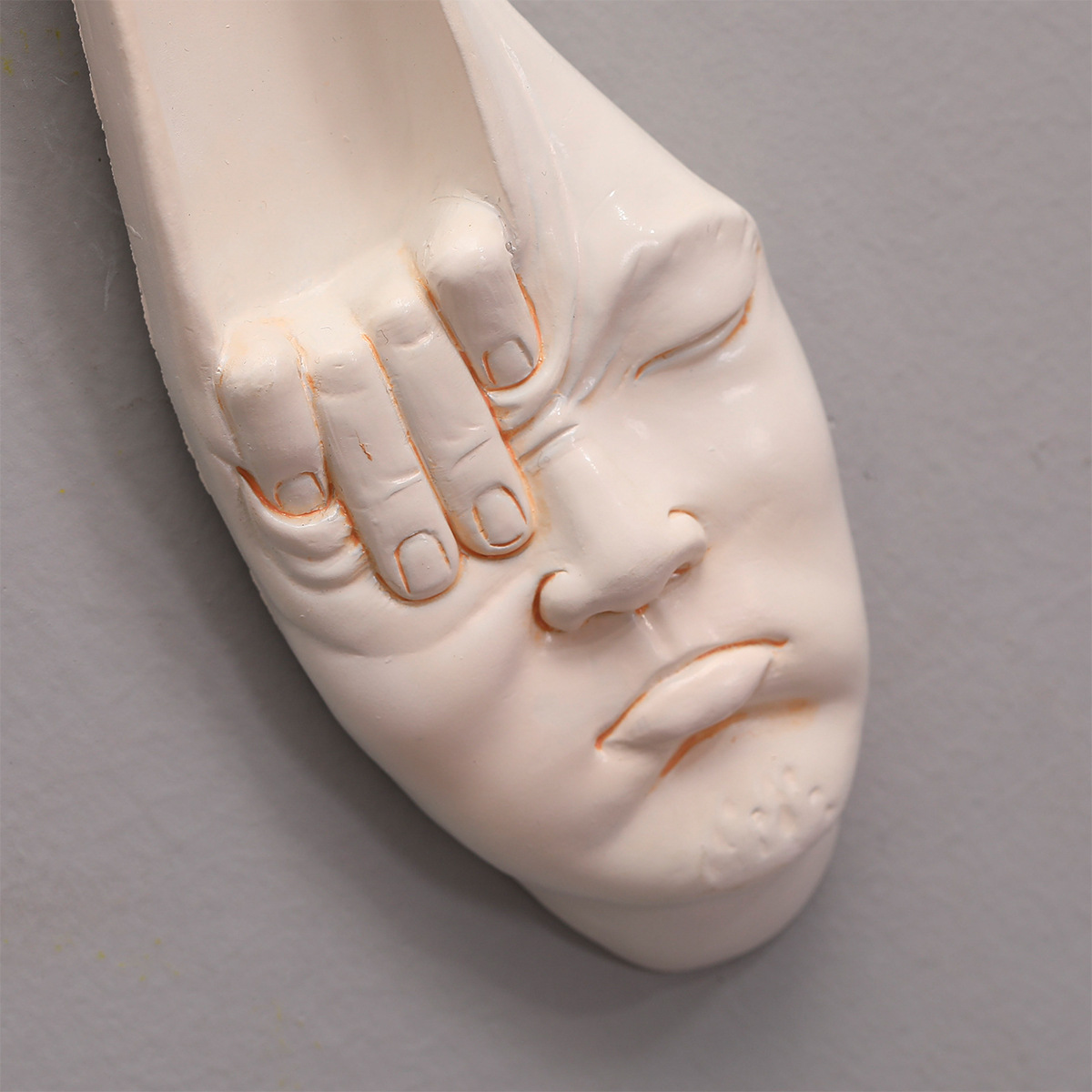 Creative Abstract Finger Face  - مراجعة Background Resin Art وسعره