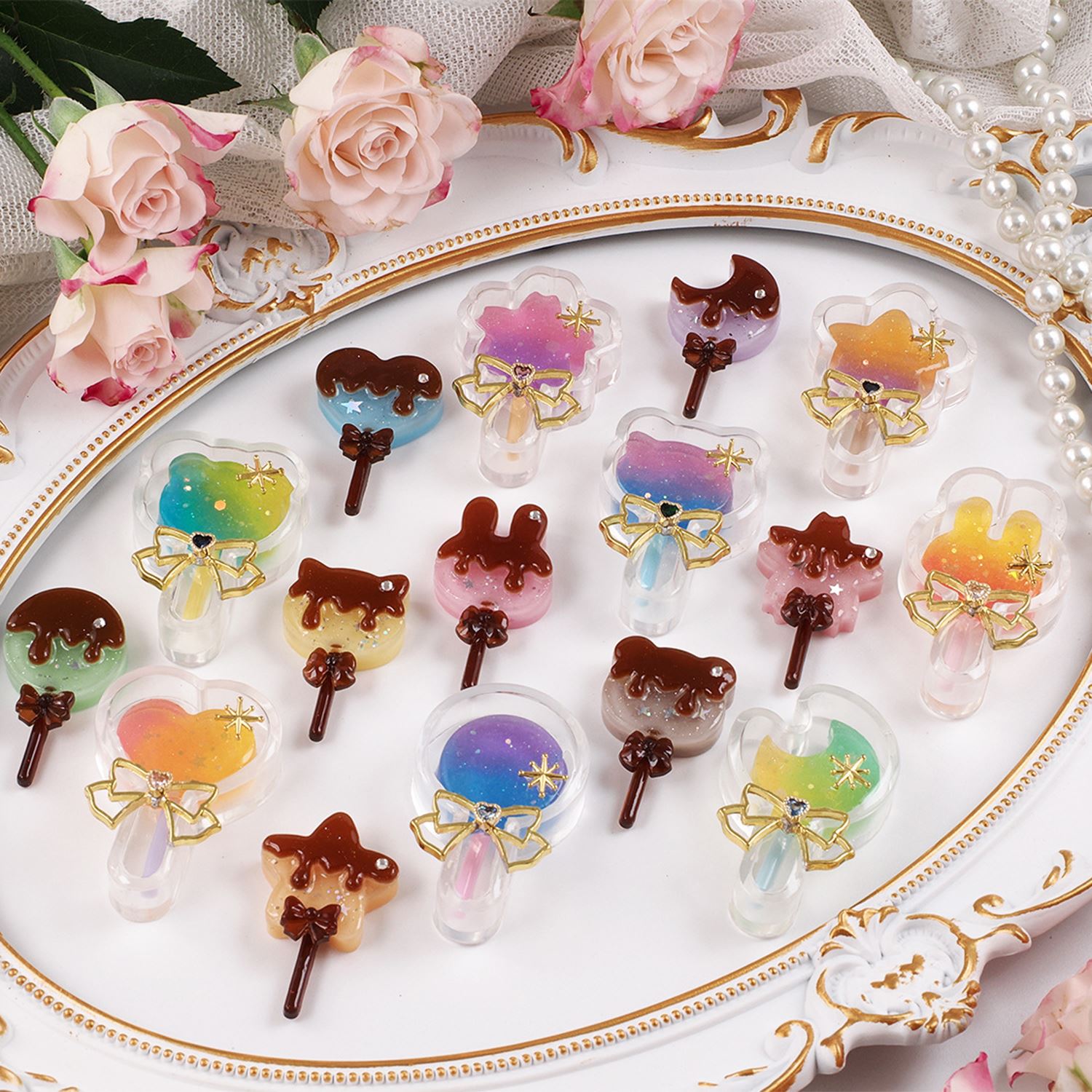 1Piece Flowing Sand Lollipop S - مراجعة Silicone Mold Ocean وسعره