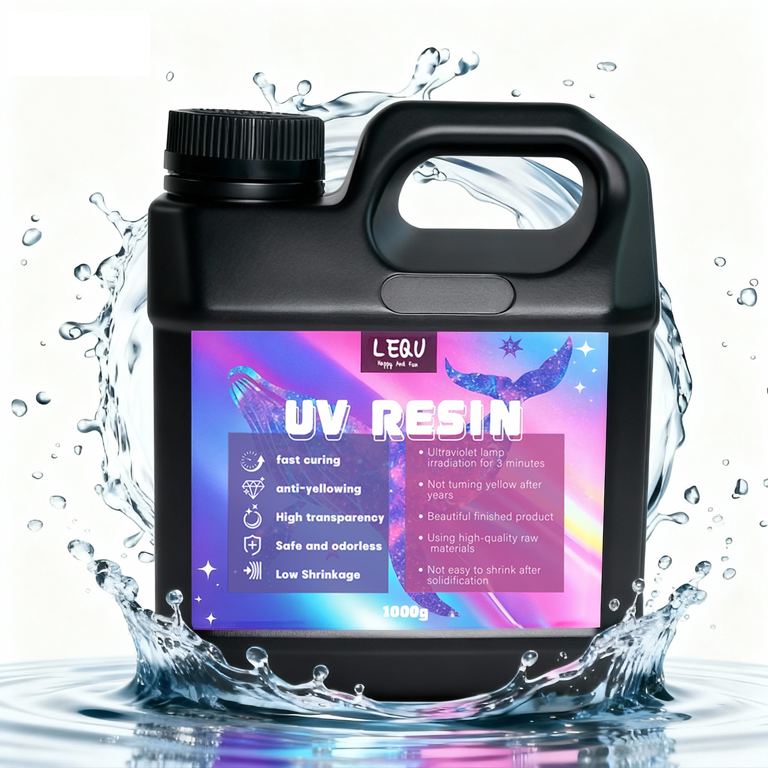 1000g UV Resin Crystal Clear H - مراجعة Uv Resin Clear Hard وسعره