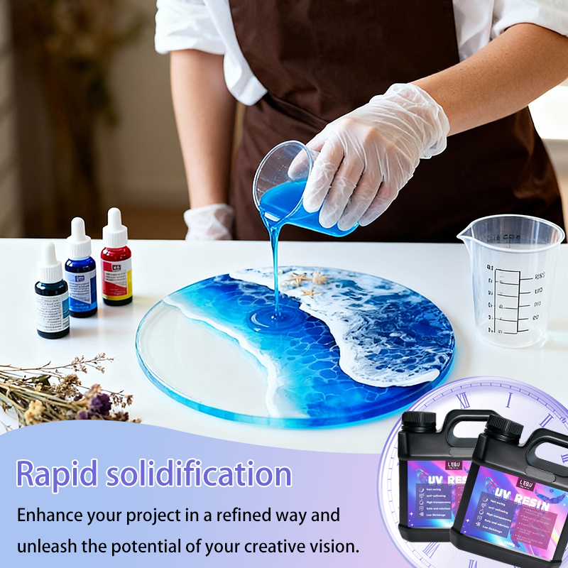 1000g UV Resin Crystal Clear H - مراجعة Uv Resin Clear Hard وسعره